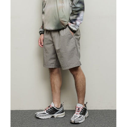 BAL WASHED TWILL WOVEN BELTED SHORT