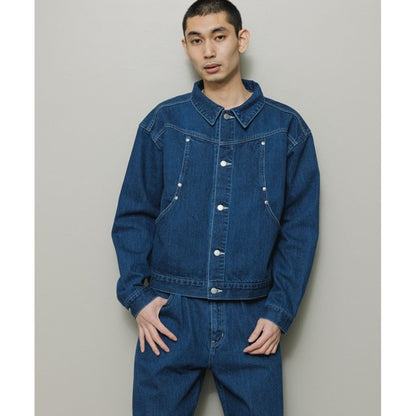 BAL CARB POCKET WASHED DENIM JACKET