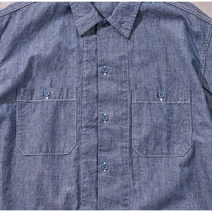 BAMBOO SHOOTS S/S CHAMBRAY SHIRT