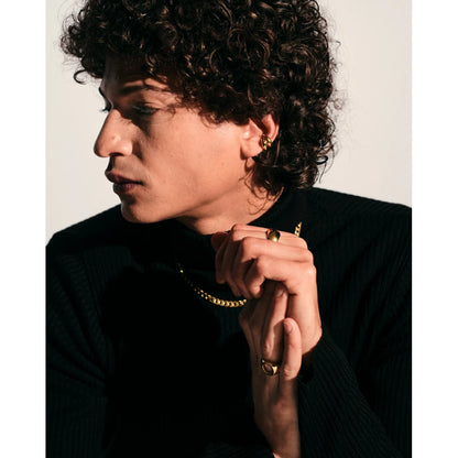 TOM WOOD Ear Cuff Thick Gold-M