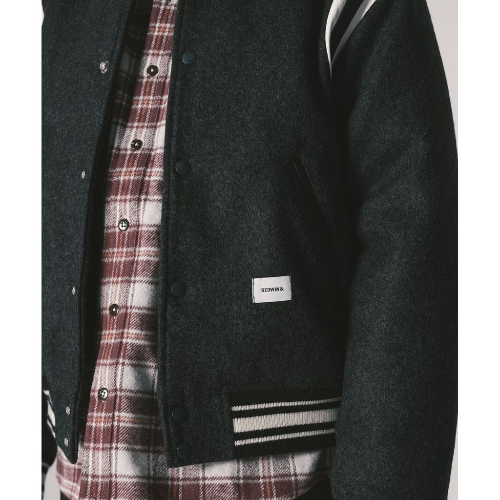 BEDWIN & THE HEARTBREAKERS MELTON AWARD JACKET "JERRY"