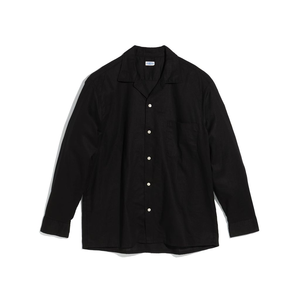 FOUNDOUR OPEN COLLAR SHIRT