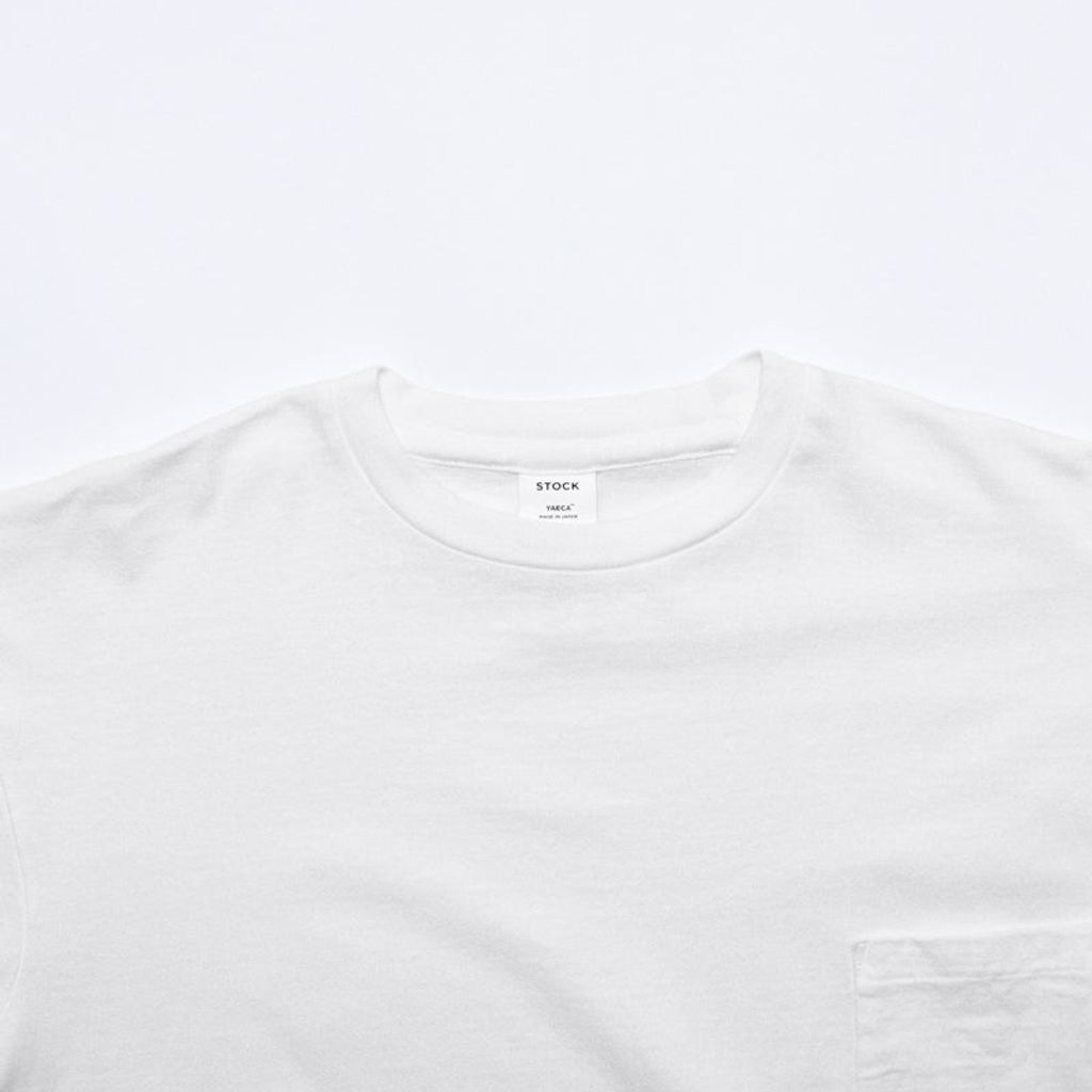 YAECA STOCK  Short Sleeve Tubular T-shirts With Pocket