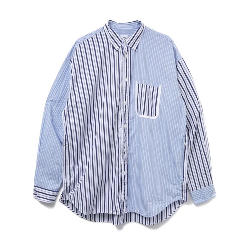 BEDWIN & THE HEARTBREAKERS L/S STRIPE BIG SHIRT "EWAN"
