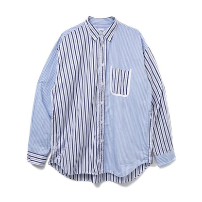 BEDWIN & THE HEARTBREAKERS L/S STRIPE BIG SHIRT "EWAN"