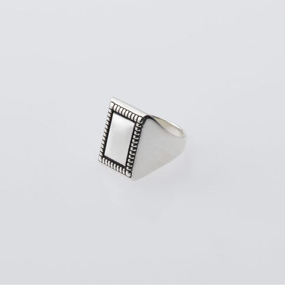 XOLO JEWELRY Square Mirror Ring