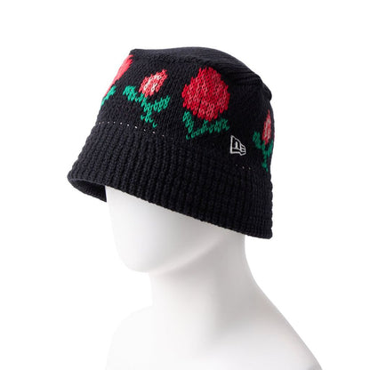 NEW ERA ニットバケット ローズ ブラック 14667667