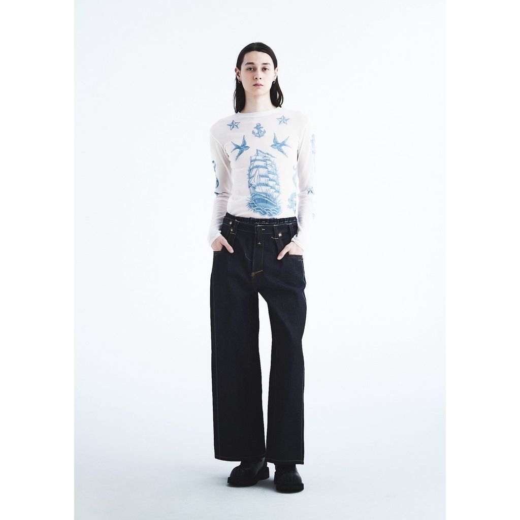 DAIRIKU "Freedom Stitch" Rigid Denim Western Pants