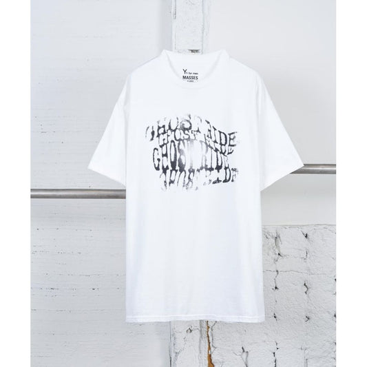 Y's for men × masses ROUND BODY SHORT SLV B / GHOST RIDE