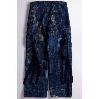 FDMTL FA26PN51JR  BORO JACQUARD CARGO PANTS RINSE