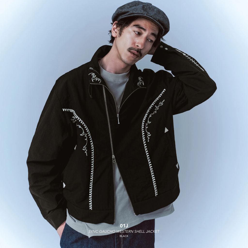 GOOPiMADE 01J-SYNC GAUCHO WESTERN SHELL JACKET