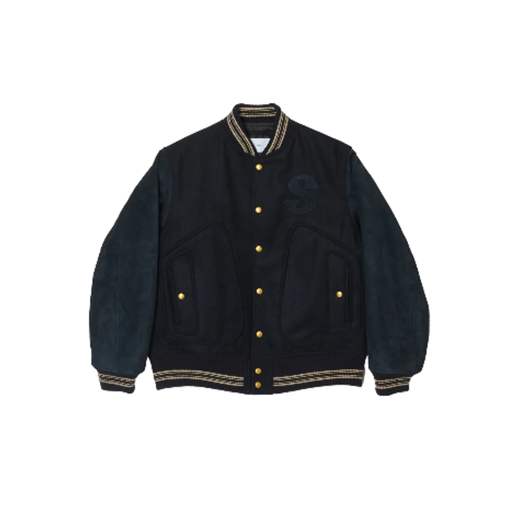 SUGARHILL LEATHER STUDIUM JACKET
