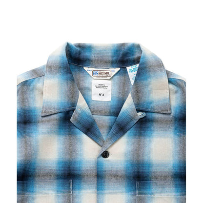 BEDWIN & THE HEARTBREAKERS FIVE BROTHER Ex. L/S CHECK SHIRT "VIN"