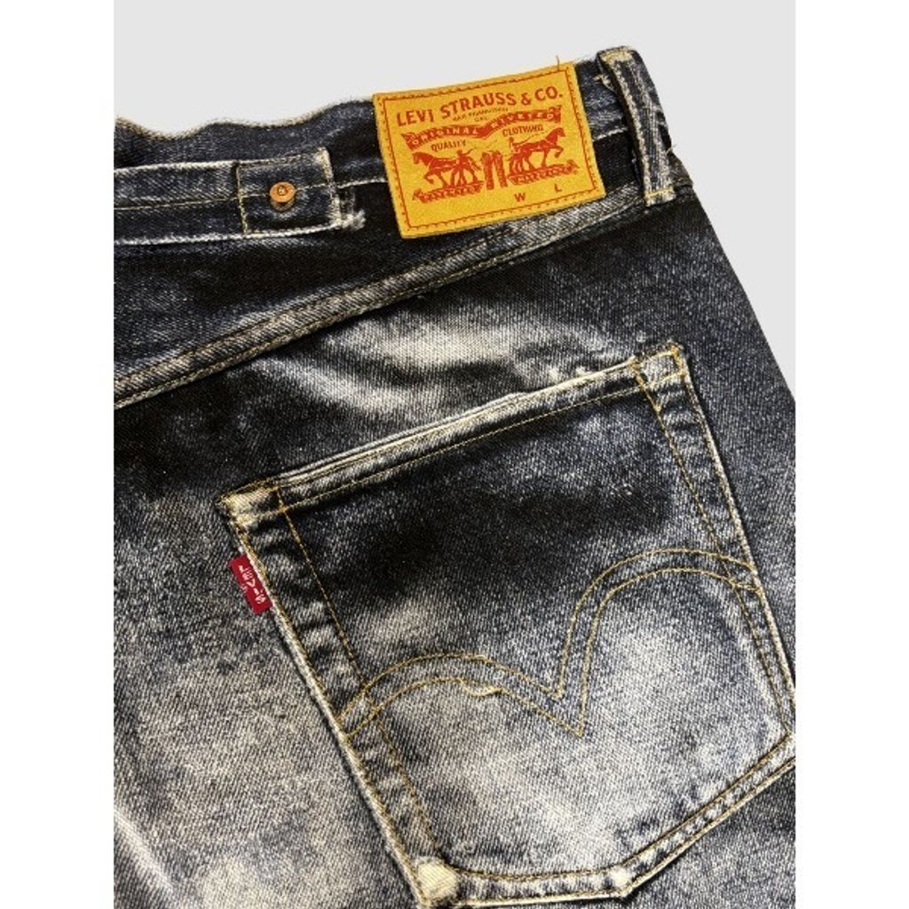 eYe JUNYA WATANABE MAN 『BerBerJin』×『Levi's』TRIPLE NAME PRINT DENIM PANTS