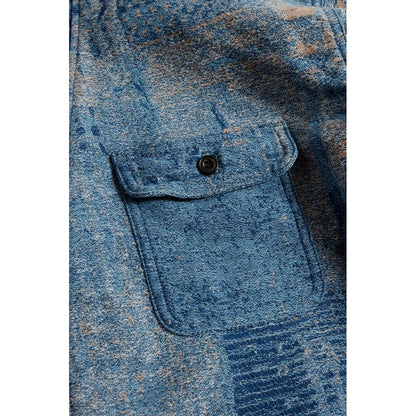 FDMTL BORO JAQUARD HAORI SHIRT 3YR WASH