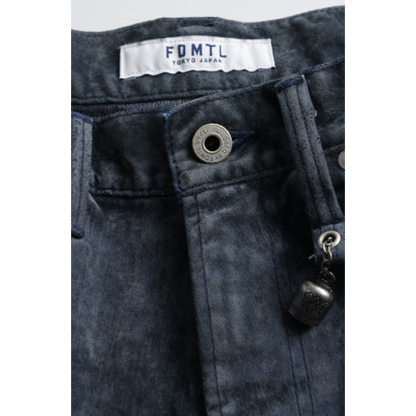 FDMTL FA26PN54U FLOCK LEATHER HAKAMA PANTS 3YR WASH