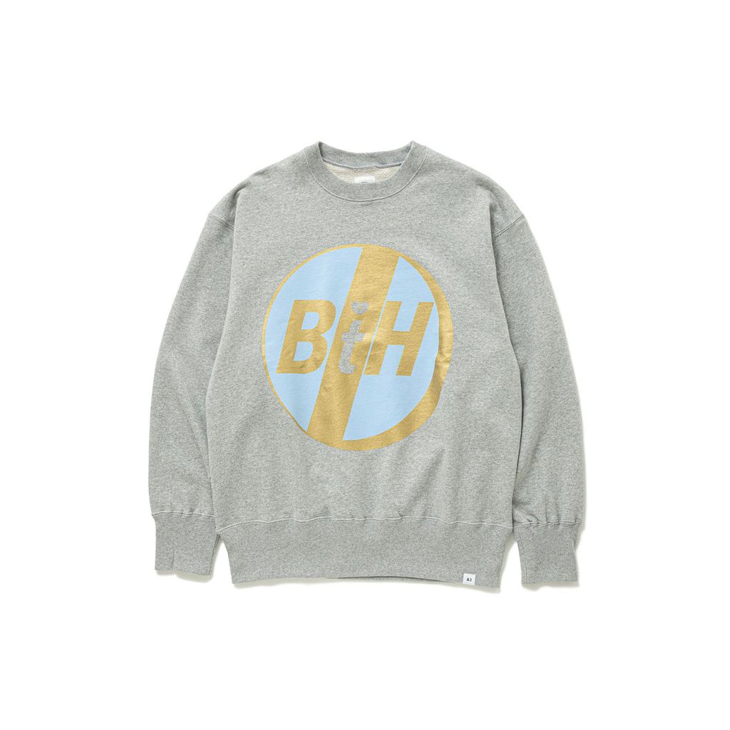 BEDWIN & THE HEARTBREAKERS L/S PRINTED C-NECK SWEAT "WOBBLE"