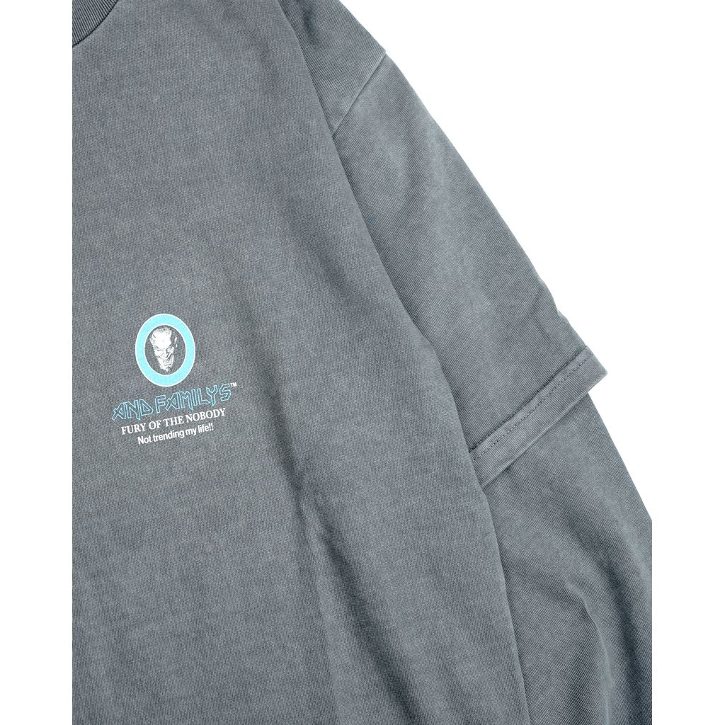 ANDFAMILYS Pigment Layered L/S Tee