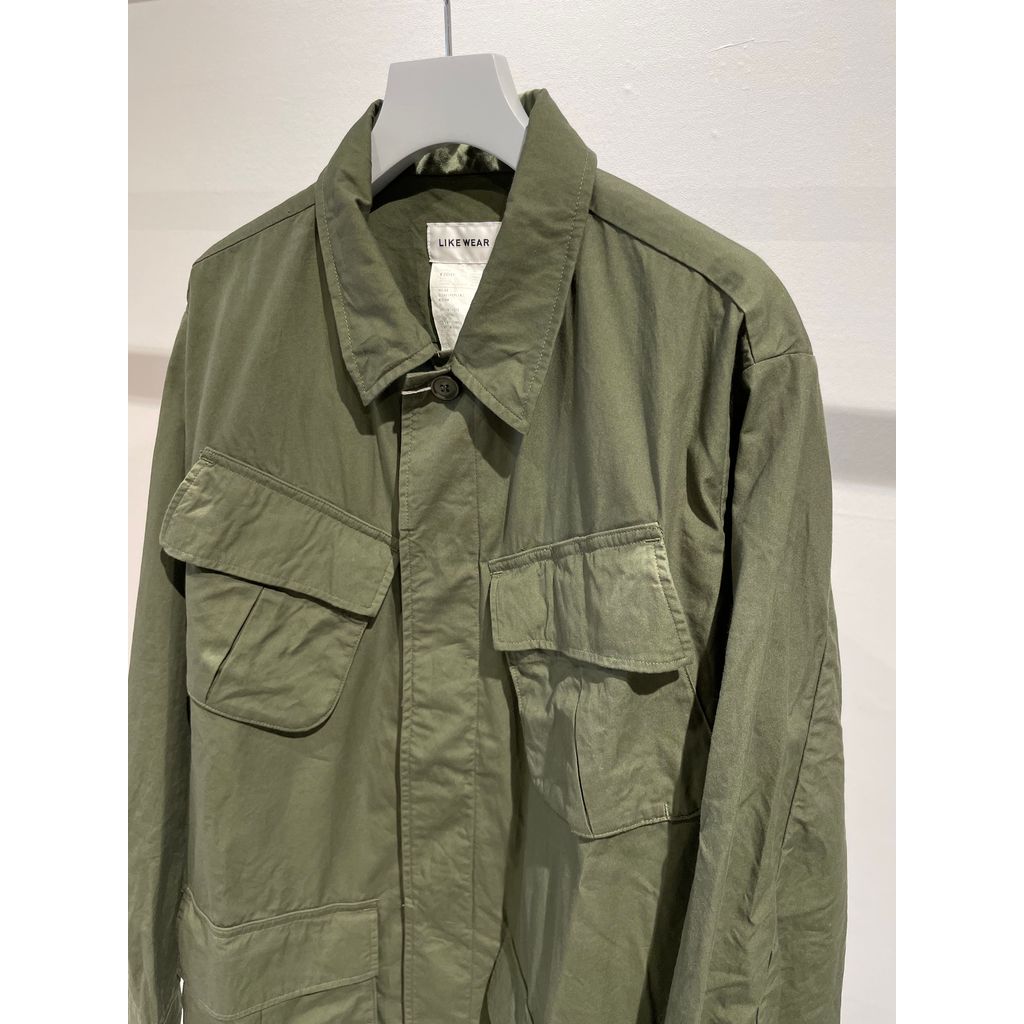 YAECA LIKE WEAR JUNGLE FATIGUE JACKET – MAROON WEBSTORE