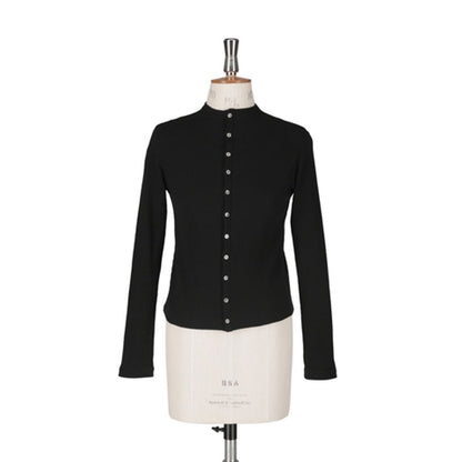 ORCIVAL OR-C0424 VRI_MOCK NECK CARDIGAN 26AW