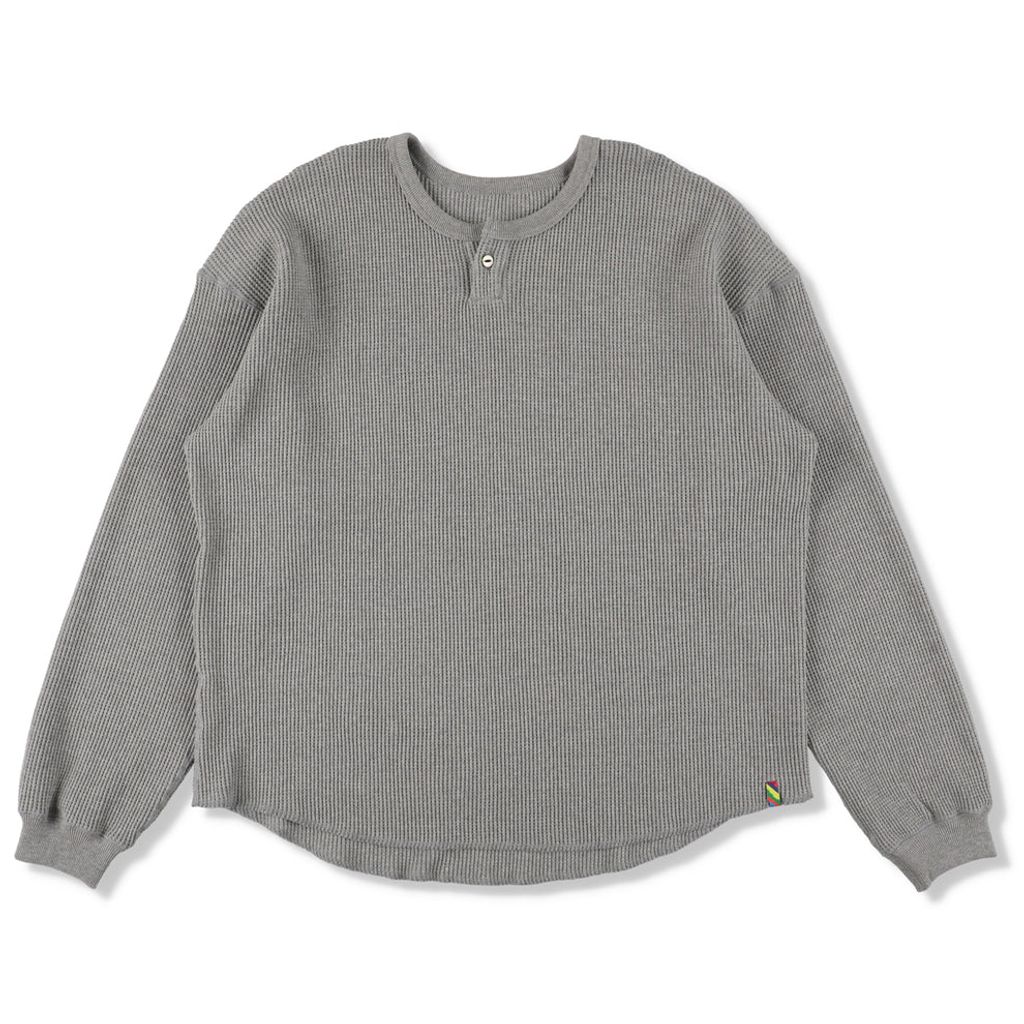 is-ness Thermal Henley Long-sleeve Shirt