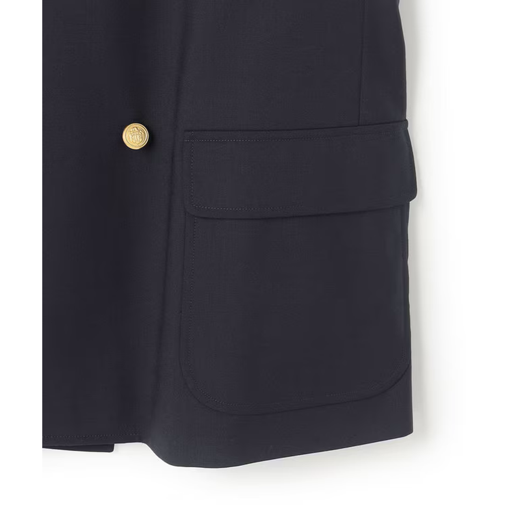 J.PRESS ORIGINALS【UNISEX】Wool Polyester Stretch Toropical 4B Blazer / Baggy-Fit