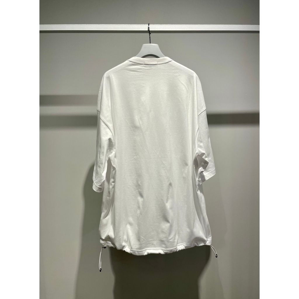 COMME des GARCONS HOMME コットン天竺 スピンドル LOGO TEE（WHITE）