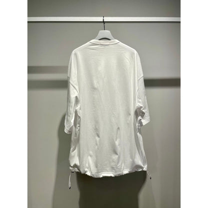 COMME des GARCONS HOMME コットン天竺 スピンドル LOGO TEE（WHITE）