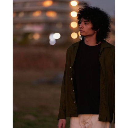 FOUNDOUR OPEN COLLAR SHIRT