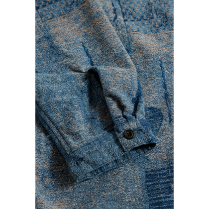 FDMTL BORO JAQUARD HAORI SHIRT 3YR WASH