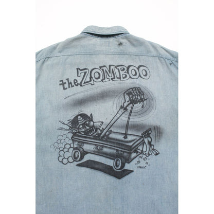 BOWWOW SKETCH ZOMBOO USN CHAMBRAY SHIRT AGED