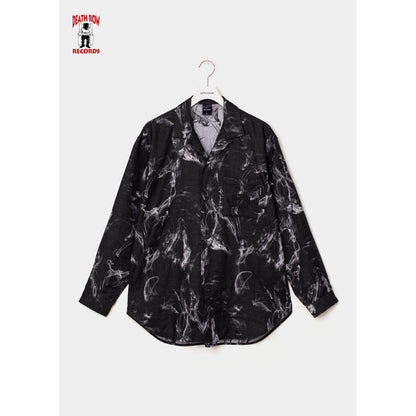 APPLEBUM DEATH ROW RECORDS L/S SHIRT-SMOKE