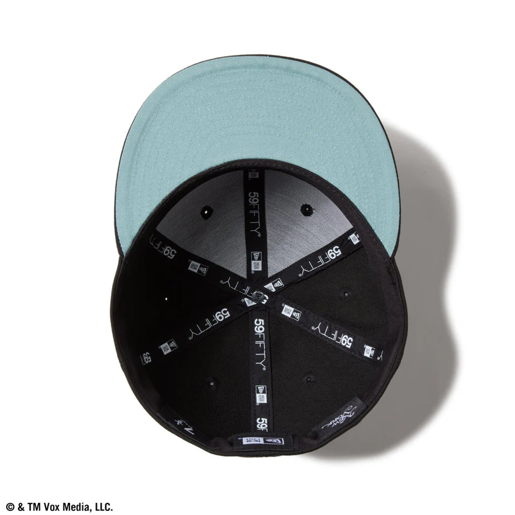 NEW ERA  59FIFTY New York Magazine ブラック × シーグラス
