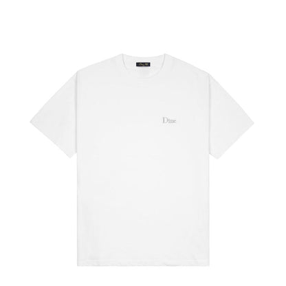 Dime  Classic Small Logo T-Shirt(White/Black)