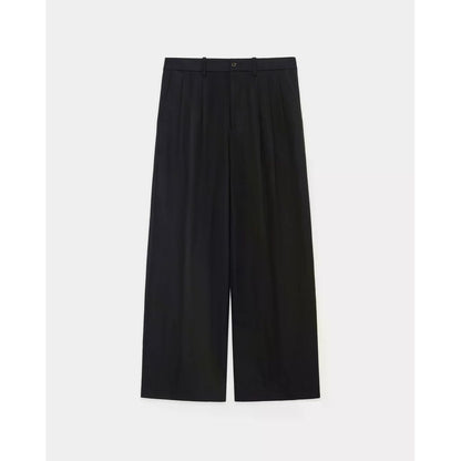MARKAWARE Organic Cotton Survival Cloth Triple Pleated Wide Trousers