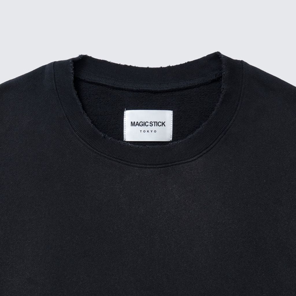 MAGIC STICK FADED CREW SWEAT (FADE BLACK)