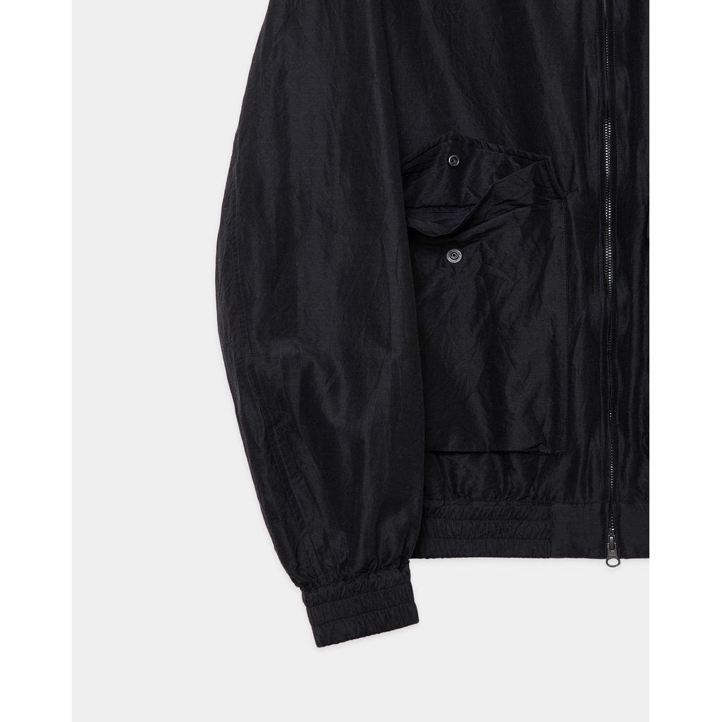 marka Wool Silk High Count Typewriter Flight Jacket