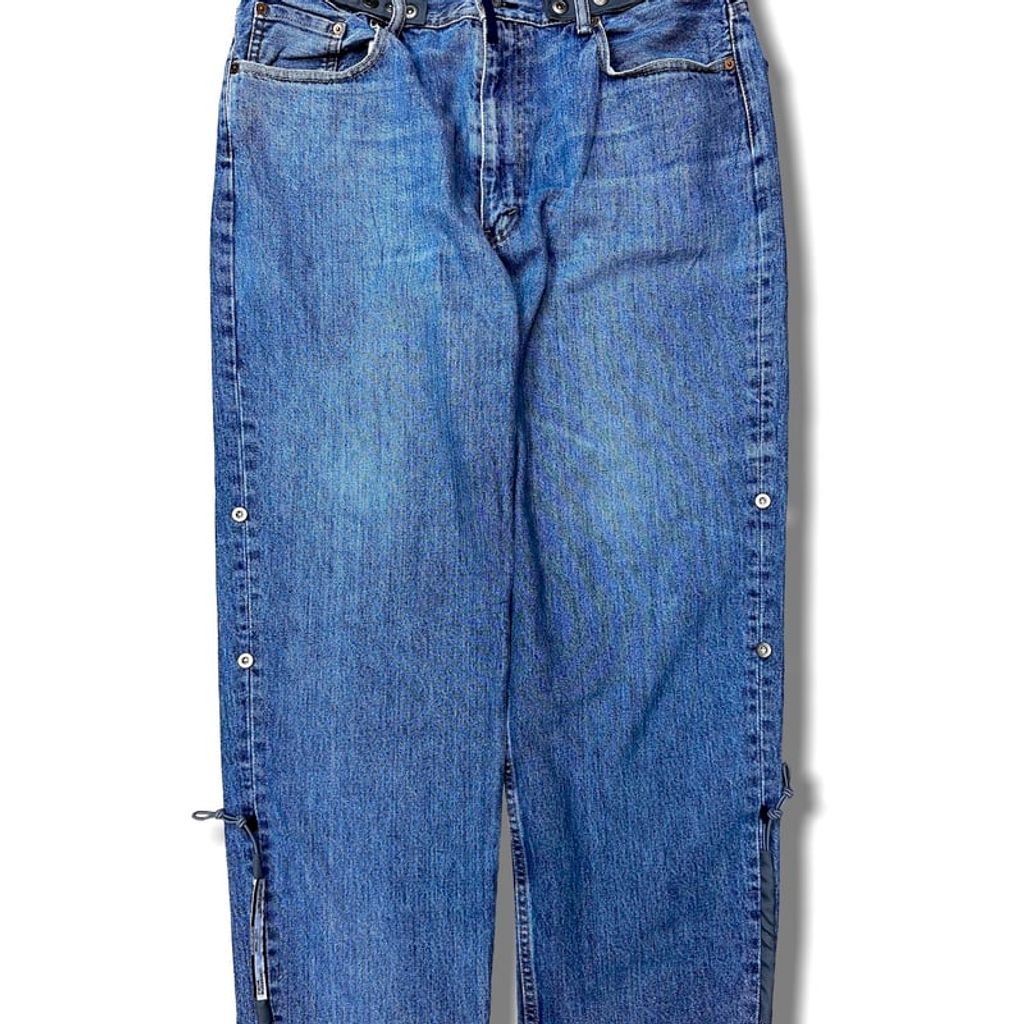 POLIQUANT THE DEFORMED ADJUSTABLE THRIFTING DENIM 550