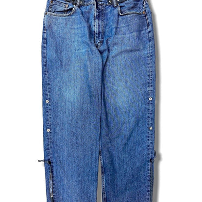 POLIQUANT THE DEFORMED ADJUSTABLE THRIFTING DENIM 550