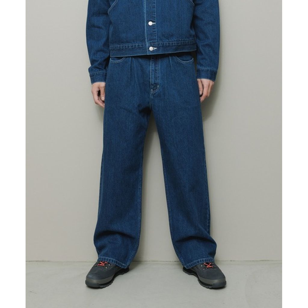 BAL 12OZ STRAIGHT LEG 5P WASHED JEAN