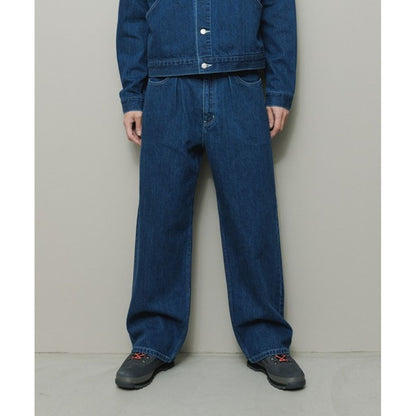 BAL 12OZ STRAIGHT LEG 5P WASHED JEAN