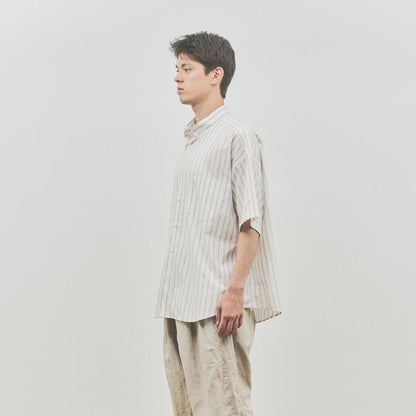 is-ness BALLOON BORDER SHORT SLEEVE T-SHIRT