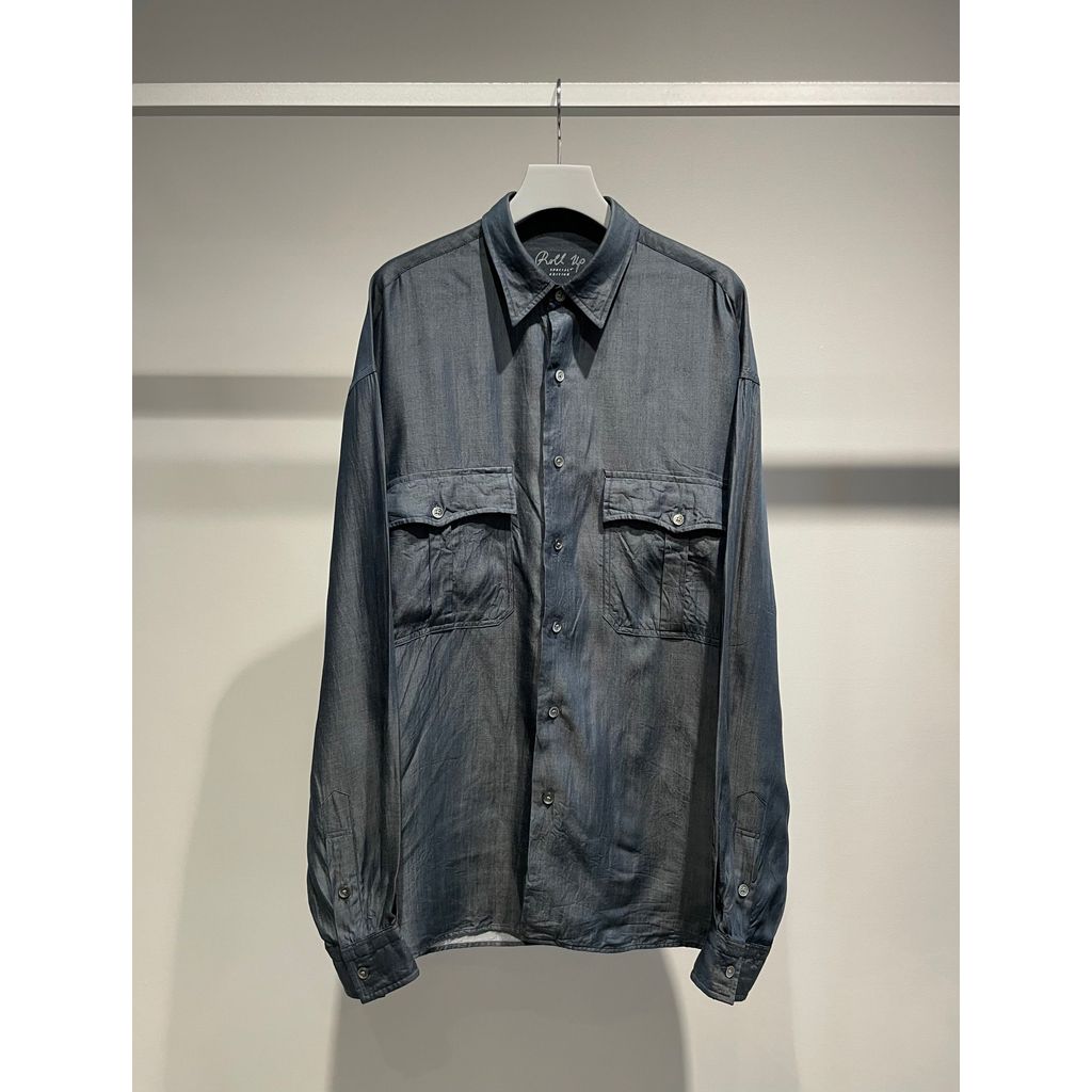 PORTER CLASSIC ROLL UP SOFT CUPRO SHIRT