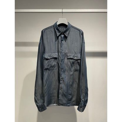 PORTER CLASSIC ROLL UP SOFT CUPRO SHIRT