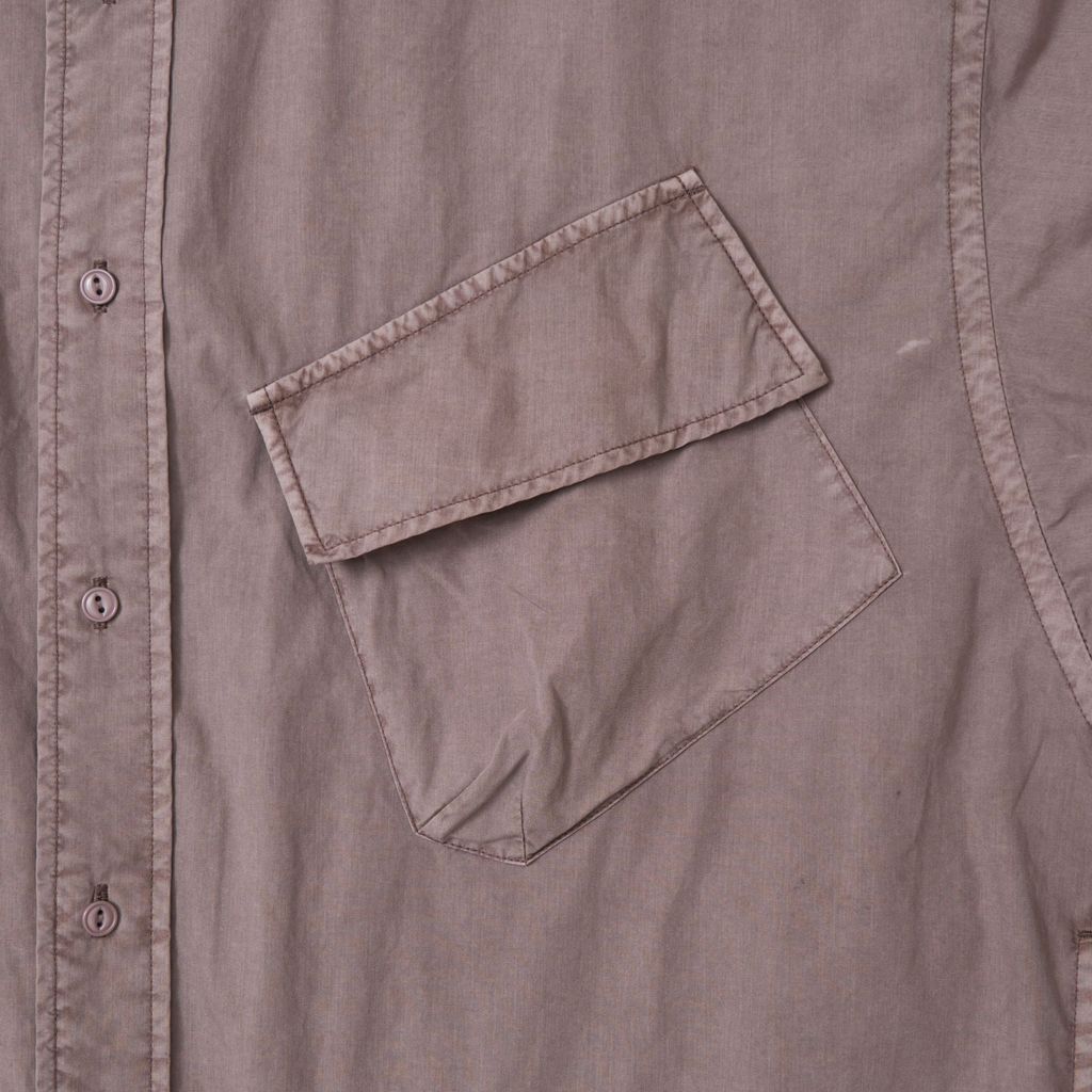 MAGIC STICK WIDE FIT UTILITY SHIRT (FADE RED BEAN)