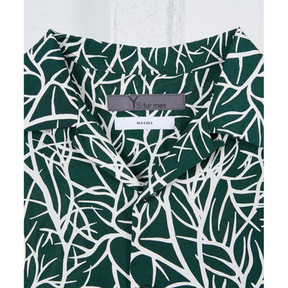 Y's for men × masses SHORT SLEEVE HAWAIIAN BLOUSE