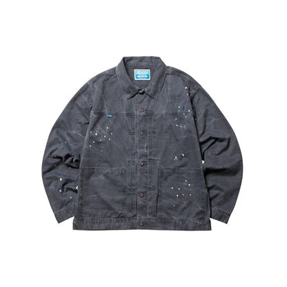 Liberaiders  GARMENT DYED TRUCKER JACKET
