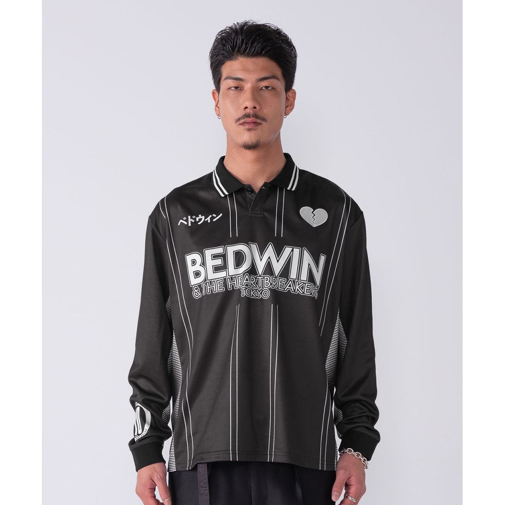 BEDWIN & THE HEARTBREAKERS L/S COLLARED SOCCER JERSEY "KAY"