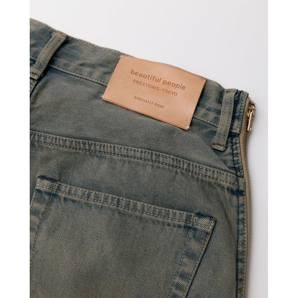 beautiful people double-end selvedge denim pants gradation