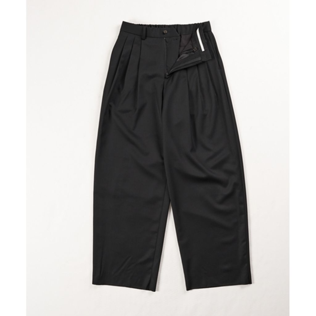 【予約販売】MARKAWARE  TRIPLE PLEATED WIDE TROUSERS